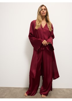 Mohito - Wiskozowe bordowe spodnie od piżamy - kasztanowy - id: 001GL-83X - marki Mohito - 186734105 Mohito - Wiskozowe bordowe spodnie od piżamy - kasztanowy ze sklepu Mohito w kategorii Piżamy damskie - zdjęcie 186734105