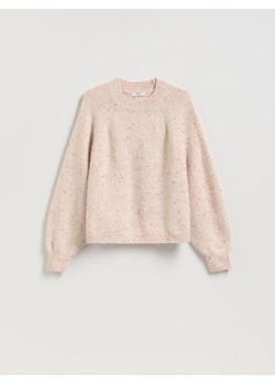 Reserved - Wzorzysty sweter - pastelowy róż ze sklepu Reserved w kategorii Swetry damskie - zdjęcie 186734647