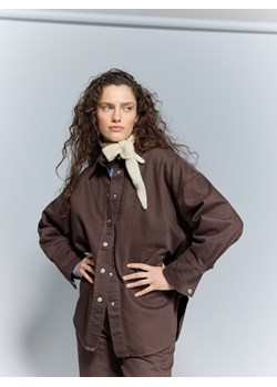 Reserved - Jeansowa koszula - dark grey jeans ze sklepu Reserved w kategorii Koszule damskie - zdjęcie 186734879