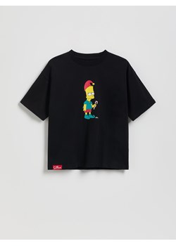 Reserved - T-shirt The Simpsons - czarny ze sklepu Reserved w kategorii T-shirty chłopięce - zdjęcie 186734938