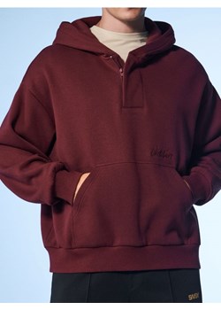 Sinsay - Bluza hoodie basic - bordowy ze sklepu Sinsay w kategorii Bluzy męskie - zdjęcie 186735678
