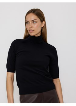 Reserved - Sweter z golfem - czarny ze sklepu Reserved w kategorii Swetry damskie - zdjęcie 186737016