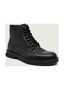 HUGO Skórzane buty wysokie Lenner_halb_grlt ze sklepu Gomez Fashion Store w kategorii Buty zimowe męskie - zdjęcie 186737878