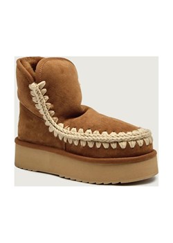 MOU Śniegowce Platform boot suede | shearling | zamsz ze sklepu Gomez Fashion Store w kategorii Śniegowce damskie - zdjęcie 186737905