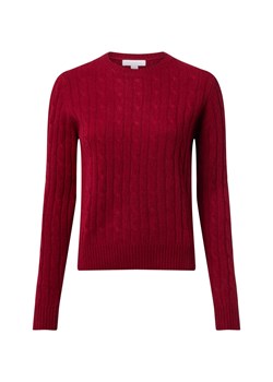 brookshire Wełniany sweter damski Kobiety Wełna bordowy jednolity ze sklepu vangraaf w kategorii Swetry damskie - zdjęcie 186738518