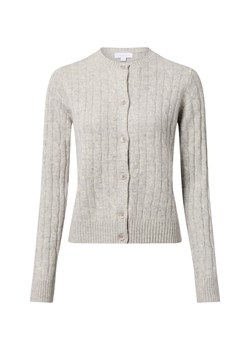 brookshire Wełniany kardigan damski Kobiety Wełna jasny szary marmurkowy ze sklepu vangraaf w kategorii Swetry damskie - zdjęcie 186738525