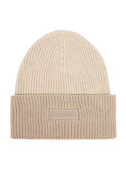Calvin Klein Czapka LV04D8029G Écru ze sklepu MODIVO w kategorii Czapki zimowe męskie - zdjęcie 186740957