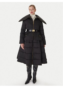 Elisabetta Franchi Płaszcz zimowy PI-86Z-56E2-V790 Czarny Regular Fit ze sklepu MODIVO w kategorii Płaszcze damskie - zdjęcie 186741049