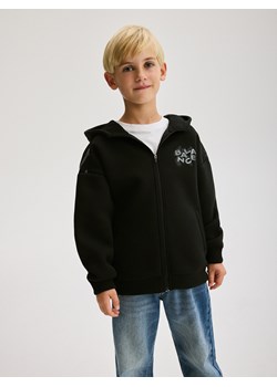 Reserved - Rozpinana bluza z kapturem - czarny ze sklepu Reserved w kategorii Bluzy chłopięce - zdjęcie 186742218
