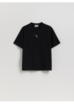 Reserved - T-shirt relaxed z nadrukiem na plecach - czarny ze sklepu Reserved w kategorii T-shirty męskie - zdjęcie 186742498