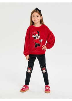 Sinsay - Bluza z welurowym wykończeniem Minnie Mouse - czerwony ze sklepu Sinsay w kategorii Bluzy dziewczęce - zdjęcie 186744035