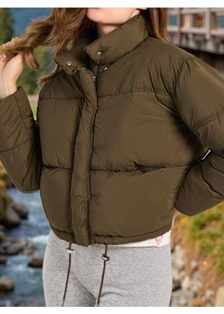 Sinsay - Pikowana kurtka puffer - zielony - id: 573FH-71X - marki Sinsay - 186744089 Sinsay - Pikowana kurtka puffer - zielony ze sklepu Sinsay w kategorii Kurtki damskie - zdjęcie 186744089