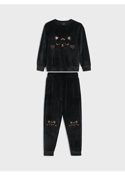 Sinsay - Komplet: bluza i spodnie - szary - id: 8206E-86X - marki Sinsay - 186744138 Sinsay - Komplet: bluza i spodnie - szary ze sklepu Sinsay w kategorii Komplety dziewczęce - zdjęcie 186744138