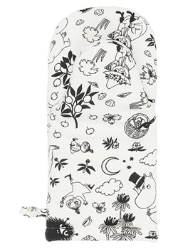 Moomin Rękawica kuchenna w kolorze biało-czarnym - dł. 34 cm ze sklepu Limango Polska w kategorii Tekstylia kuchenne - zdjęcie 186746055