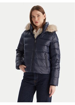 Tommy Hilfiger Kurtka puchowa WW0WW47354 Granatowy Slim Fit ze sklepu MODIVO w kategorii Kurtki damskie - zdjęcie 186746489