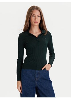 Lacoste Sweter AF4006 Zielony Slim Fit ze sklepu MODIVO w kategorii Swetry damskie - zdjęcie 186746509