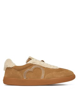 LOVE MOSCHINO Sneakersy JA15402G0NIGY104 Beżowy ze sklepu MODIVO w kategorii Buty sportowe damskie - zdjęcie 186746526