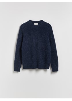 Reserved - Sweter z wełny i alpaki - granatowy - id: 450GQ-59X - marki Reserved - 186748377 Reserved - Sweter z wełny i alpaki - granatowy ze sklepu Reserved w kategorii Swetry męskie - zdjęcie 186748377