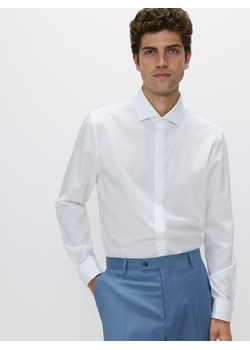 Reserved - Bawełniana koszula slim fit - biały ze sklepu Reserved w kategorii Koszule męskie - zdjęcie 186748427