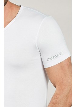 Kappa męski t-shirt z grubszej bawełny krótki rękaw biały K1316, Kolor biały, Rozmiar S, Kappa ze sklepu Primodo w kategorii T-shirty męskie - zdjęcie 186749379