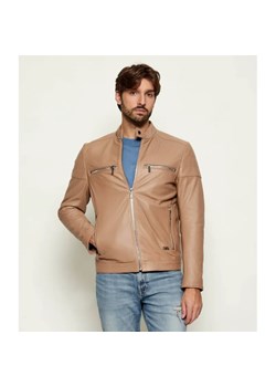 Karl Lagerfeld Skórzana kurtka | Regular Fit ze sklepu Gomez Fashion Store w kategorii Kurtki męskie - zdjęcie 186750887