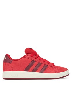 Sneakersy adidas Grand Court 00S K JQ5654 Czerwony ze sklepu eobuwie.pl w kategorii Buty sportowe dziecięce - zdjęcie 186751176