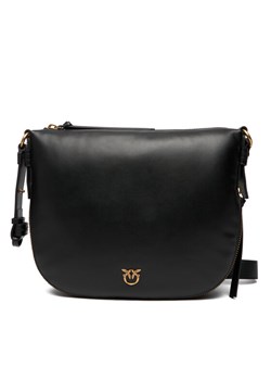 Torebka PINKO Hobo Zip Around Classic AI 25-26 PLTT 105113 A0QO Czarny - id: 8053177306699 - marki Pinko - 186751179 Torebka PINKO Hobo Zip Around Classic AI 25-26 PLTT 105113 A0QO Czarny ze sklepu eobuwie.pl w kategorii Torebki damskie - zdjęcie 186751179