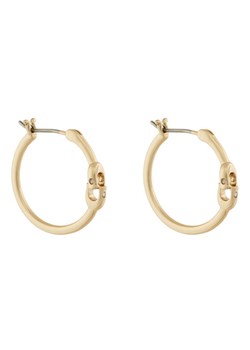 Kolczyki Coach Signature Hoop Earrings 37408160GLD710 Złoty ze sklepu eobuwie.pl w kategorii Kolczyki - zdjęcie 186751217
