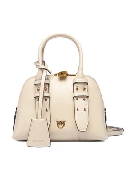 Torebka PINKO Bowling Bag Zip Mini AI 25-26 PLTT 105333 A0QO Écru ze sklepu eobuwie.pl w kategorii Torebki damskie - zdjęcie 186751249