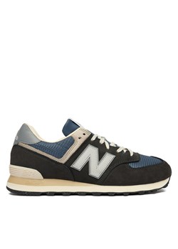 Sneakersy New Balance U574SGG M Czarny ze sklepu eobuwie.pl w kategorii Buty sportowe męskie - zdjęcie 186751265
