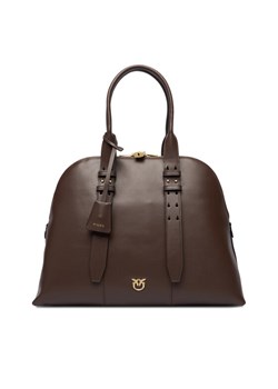 PINKO Torebka Bowling Bag Medium AI 25-26 PLTT 105172 A0QO Brązowy - id: 8053177202205 - marki Pinko - 186752545 PINKO Torebka Bowling Bag Medium AI 25-26 PLTT 105172 A0QO Brązowy ze sklepu MODIVO w kategorii Kuferki - zdjęcie 186752545