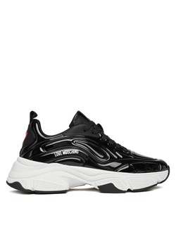 LOVE MOSCHINO Sneakersy JA15376G0NJT000A Czarny ze sklepu MODIVO w kategorii Buty sportowe damskie - zdjęcie 186752608