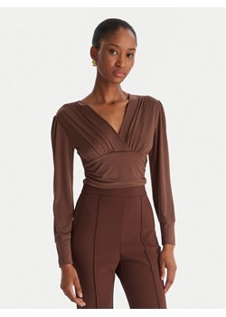 ACCESS FASHION Body 54-2018-324 Brązowy Slim Fit - id: 0000305850713 - marki Access Fashion - 186752616 ACCESS FASHION Body 54-2018-324 Brązowy Slim Fit ze sklepu MODIVO w kategorii Bluzki damskie - zdjęcie 186752616