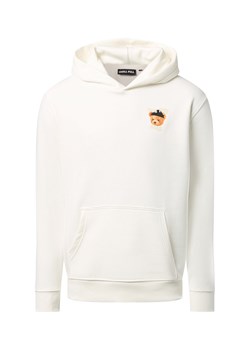 Chill Pill Męska bluza z kapturem - Beer Bear Mężczyźni Bawełna écru nadruk ze sklepu vangraaf w kategorii Bluzy męskie - zdjęcie 186753388
