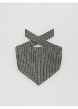 Reserved - Wiązany szalik - ciemnoszary ze sklepu Reserved w kategorii Szaliki dziecięce - zdjęcie 186753438