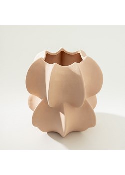 Wazon kamionkowy Petal Pink I 20x21 cm ze sklepu dekoria.pl w kategorii Wazony - zdjęcie 186753789