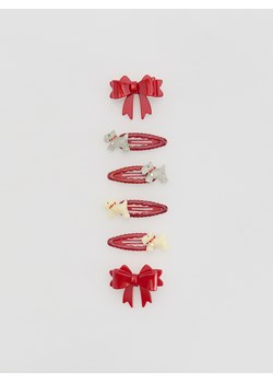 Reserved - Spinki do włosów 6-pak - czerwony ze sklepu Reserved w kategorii Ozdoby do włosów dziewczęce - zdjęcie 186754336