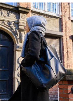Sinsay - Prążkowana balaclava - szary - id: 780FG-85M - marki Sinsay - 186755427 Sinsay - Prążkowana balaclava - szary ze sklepu Sinsay w kategorii Torby Shopper bag - zdjęcie 186755427
