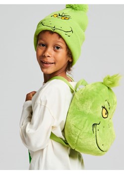 Sinsay - Plecak 3D ze sztucznego futerka Grinch - zielony ze sklepu Sinsay w kategorii Plecaki dla dzieci - zdjęcie 186755455