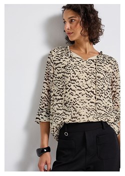 Street One Bluzka w kolorze beżowo-czarnym ze sklepu Limango Polska w kategorii Bluzki damskie - zdjęcie 186757148
