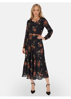 Sukienka midi z kwiatowym printem Potis & Verso Karo ze sklepu Eye For Fashion w kategorii Sukienki - zdjęcie 186757356
