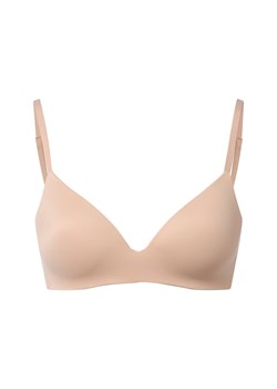 Calvin Klein Damski biustonosz bez drutów Kobiety Sztuczne włókno beżowy jednolity ze sklepu vangraaf w kategorii Biustonosze - zdjęcie 186757619