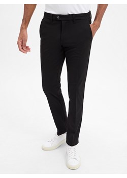 Finshley & Harding Spodnie - Dylan Slim Fit Mężczyźni czarny jednolity ze sklepu vangraaf w kategorii Spodnie męskie - zdjęcie 186757645