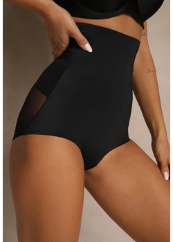 Czarne Modelujące Majtki High Waist Liradeva ze sklepu renee.pl w kategorii Majtki damskie - zdjęcie 186759116