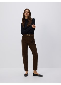Reserved - Jeansy mom fit slim - brązowy ze sklepu Reserved w kategorii Jeansy damskie - zdjęcie 186759945