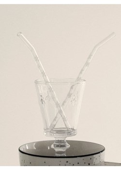 Sinsay - Zestaw słomek szklanych z czyścikiem - biały ze sklepu Sinsay w kategorii Dom - zdjęcie 186762119