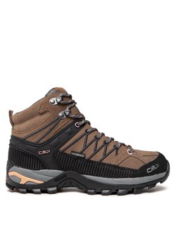 Trekkingi CMP Rigel Mid Wmn Trekking Shoe Wp 3Q12946 Brązowy ze sklepu eobuwie.pl w kategorii Buty trekkingowe damskie - zdjęcie 186762467