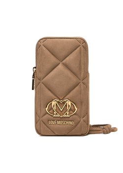 LOVE MOSCHINO Torebka na telefon JC5645PP0NKE0105 Beżowy ze sklepu MODIVO w kategorii Etui - zdjęcie 186762777
