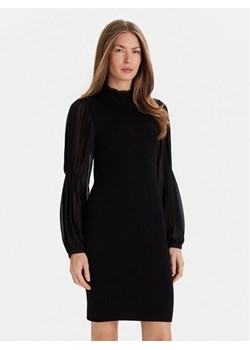 French Connection Sukienka dzianinowa 71ZBU Czarny Slim Fit ze sklepu MODIVO w kategorii Sukienki - zdjęcie 186762799
