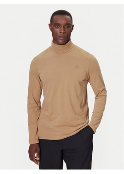 KARL LAGERFELD Golf 755023 554226 Beżowy Regular Fit ze sklepu MODIVO w kategorii Swetry męskie - zdjęcie 186762817